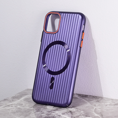 Zastitna maska (futrola) Magsafe Stripe - iPhone 11 6.1 ljubicasta.