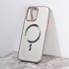 Zastitna maska (futrola) Magsafe Stripe - iPhone 13 Pro Max 6.7 siva.