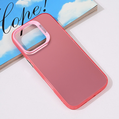 Zastitna maska (futrola) providna - iPhone 16 Pro roze.