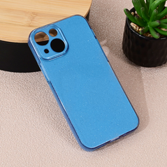 Zastitna maska (futrola) Sparkle Dust - iPhone 13 Mini svetlo plava.