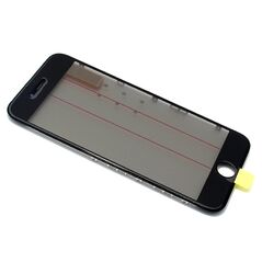 Staklo touchscreen-a - Iphone 6G sa frejmom + oca i polaroid crni ORG (MS).