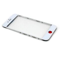 Staklo touchscreen-a - iPhone 8/SE (2020) + okvir (Crown Quality) beli (white) (MS).
