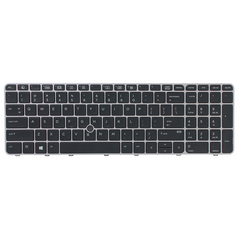 Tastatura - laptop HP 850 G3 sivi okvir sa misem.