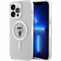 Zastitna maska (futrola) Karl Lagerfeld Hc Magsafe IML Ikonik - iPhone 15 Pro Max 6.7 Transparent (KLHMP15XHFCKNOT).