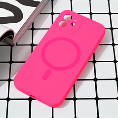 Zastitna maska (futrola) Magsafe Pure color - iPhone 12 6.1 pink.