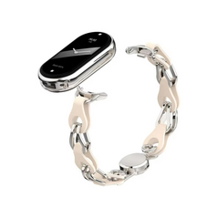Narukvica - smart watch Xiaomi Mi Band M8/M9 metalna krem.