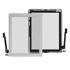 touchscreen - Apple iPad 3/iPad 4 beli (white) (MS).