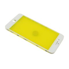 Staklo touchscreen-a - Iphone 8 Plus sa frejmom beli (white) (MS).