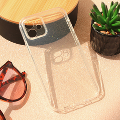Zastitna maska (futrola) Sparkle Dust - iPhone 12 6.1 Transparent.