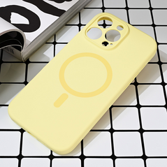 Zastitna maska (futrola) Magsafe Pure color - iPhone 16 Pro Max 6.9 zuta.