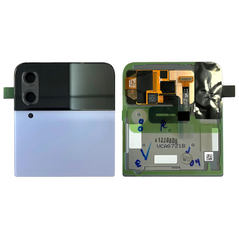Prednji LCD displej (ekran) - Samsung F721/Galaxy Z Flip 4 + touch screen + okvir Blue Service Pack ORG/GH97-27947D.