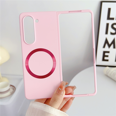 Zastitna maska (futrola) Magsafe Magnetic Shockproof - Samsung F946 Galaxy Z Fold 5 5G roze.