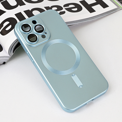 Zastitna maska (futrola) Magsafe Chrome - iPhone 13 Pro plava.