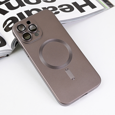 Zastitna maska (futrola) Magsafe Chrome - iPhone 13 Pro Max 6.7 siva.