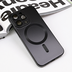 Zastitna maska (futrola) Magsafe Chrome - iPhone 13 Pro crna.