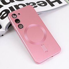 Zastitna maska (futrola) Magsafe Chrome - Samsung S911B Galaxy S23 5G roze.