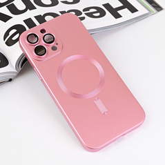 Zastitna maska (futrola) Magsafe Chrome - iPhone 13 Pro Max 6.7 roze.