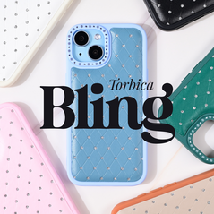 Zastitna maska (futrola) Bling - Samsung A256 Galaxy A25 5G bela.