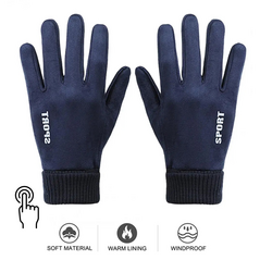 Rukavice - touch screen Sport plave.