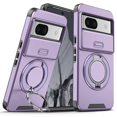 Zastitna maska (futrola) CamShield Ring stand - Google Pixel 8A ljubicasta.