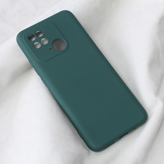 Zastitna maska (futrola) Teracell Soft Velvet - Xiaomi Redmi 10C tamno zelena.