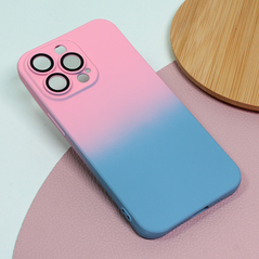 Zastitna maska (futrola) Rainbow Spring - iPhone 13 Pro roze plava.