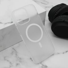 Zastitna maska (futrola) MagSafe HARMONY - iPhone 16 Pro Max (6.9) bela (MS).