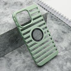 Zastitna maska (futrola) LINES LOGO CUT - iPhone 14 Pro Max (6.7) mint (MS).