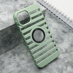 Zastitna maska (futrola) LINES LOGO CUT - iPhone 15 mint (MS).