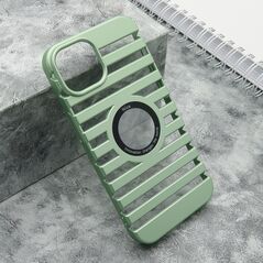 Zastitna maska (futrola) LINES LOGO CUT - iPhone 14 (6.1) mint (MS).