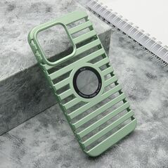 Zastitna maska (futrola) LINES LOGO CUT - iPhone 15 Pro Max (6.7) mint (MS).