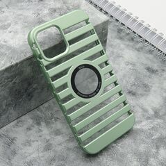 Zastitna maska (futrola) LINES LOGO CUT - Iphone 12/12 Pro (6.1) mint (MS).