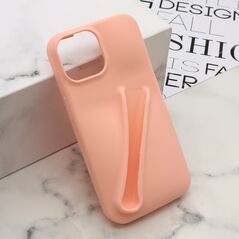 Zastitna maska (futrola) LIPSTICK - iPhone 13 (6.1) roze (MS).