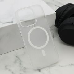 Zastitna maska (futrola) MagSafe HARMONY - iPhone 16 Pro (6.3) bela (MS).