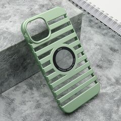 Zastitna maska (futrola) LINES LOGO CUT - iPhone 13 (6.1) mint (MS).