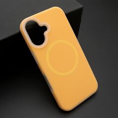 Zastitna maska (futrola) PASTEL COLOR MagSafe - iphone 16 (6.1) narandsta (MS).