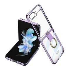 Zastitna maska (futrola) RING LINES - Samsung F731B Galaxy Z Flip 5 5G ljubicasta (MS).