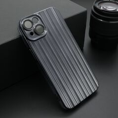 Zastitna maska (futrola) SHINING LINE - iPhone 14 Pro Max (6.7) crna (MS).