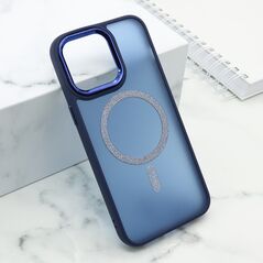 Zastitna maska (futrola) SHINING MAGSAFE - iPhone 15 Pro Max (6.7) plava (MS).