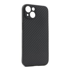 Zastitna silikonska maska (futrola) CARBON LIGHT - iPhone 13 (6.1) crna (MS).