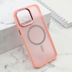 Zastitna maska (futrola) SHINING MAGSAFE - iPhone 15 Pro Max (6.7) roze (MS).