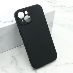 Zastitna maska (futrola) Soft Silicone - iPhone 15 crna (MS).
