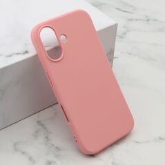 Zastitna maska (futrola) Soft Silicone - iphone 16 (6.1) roze (MS).