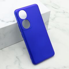 Zastitna maska (futrola) Soft Silicone - Huawei Honor 90 plava (MS).