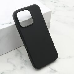 Zastitna maska (futrola) Soft Silicone - iPhone 16 Pro (6.3) crna (MS).
