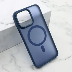 Zastitna maska (futrola) SILKY MAGSAFE II - iPhone 15 Pro Max (6.7) plava (MS).