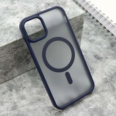 Zastitna maska (futrola) SILKY MAGSAFE mat - iPhone 11 (6.1) plava (MS).
