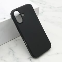 Zastitna maska (futrola) Soft Silicone - iphone 16 (6.1) crna (MS).