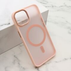 Zastitna maska (futrola) SILKY MAGSAFE II - iPhone 14 (6.1) roze (MS).