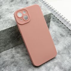 Zastitna silikonska maska (futrola) Pro Camera - iPhone 15 Plus roze (MS).